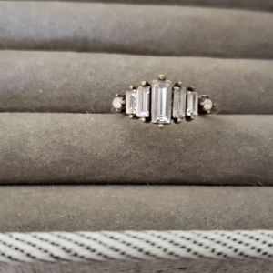 Chloe + Isabel Jewelry - Chloe +Isabel Crystal Baguette Ring, Size 7 Chloe + Isabel Jewelry - Chloe +Isabel Crystal Baguette Ring, Size 7